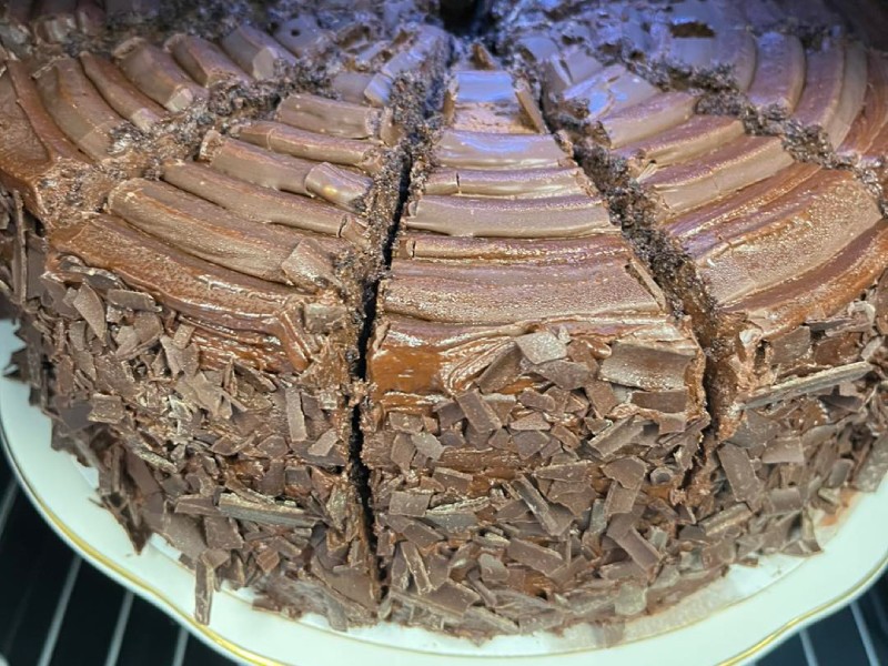 Chocolate Cakes Served at Dino's Takeaway in Loanhead